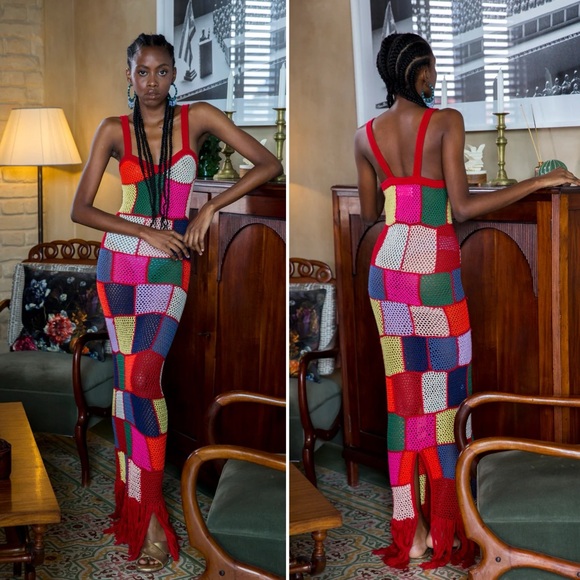 Carolina K Dresses & Skirts - Carolina K Vera Hand Crochet Dress Size XS